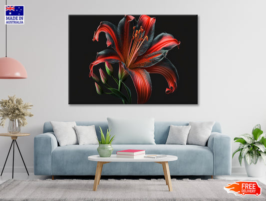 View of Lily Blossom Print 100% Australian Made - Bella Home Decor