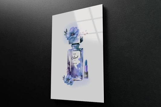 Purple Perfume 3D Design Acrylic Glass Print Tempered Glass Wall Art 100% Made in Australia Ready to Hang