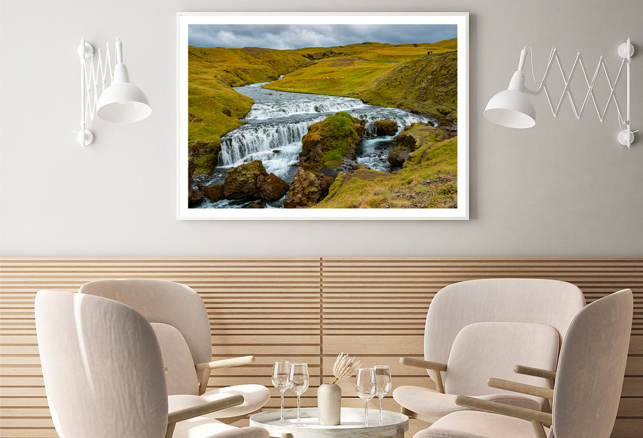 Waterfall Fosstorfufoss Europe Home Decor Premium Quality Poster Print Choose Your Sizes