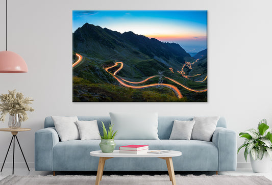 Transfagarasan Road in Romania  Wall Art Decor 100% Australian Made