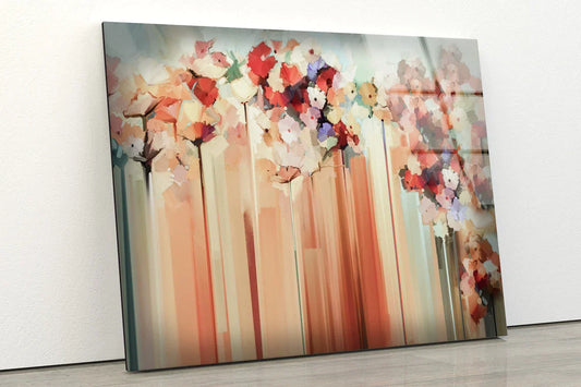 Flowers Watercolor UV Direct Aluminum Print Australian Made Quality