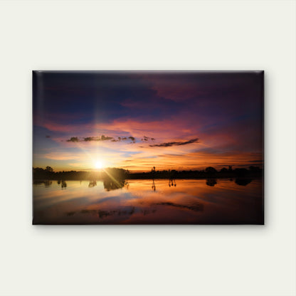 Sunset Calm Lake Kakadu National Park Australia Wall Art Decor 100% Australian Made
