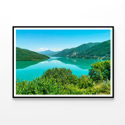 The Lake View with Mountains Home Decor Premium Quality Poster Print Choose Your Sizes