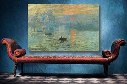 Claude Monet, Impression Sunrise UV Direct Aluminum Print Australian Made Quality