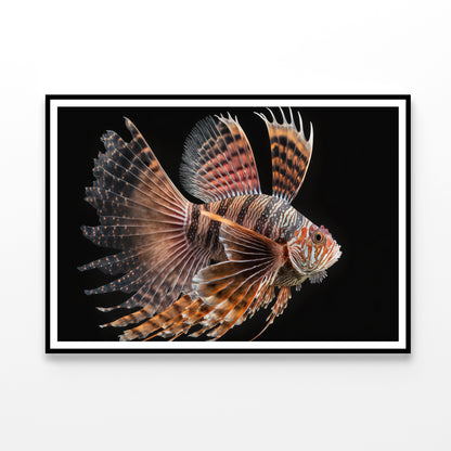 Close up Red Lionfish Home Decor Premium Quality Poster Print Choose Your Sizes