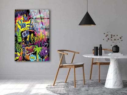 Graffiti Wall Design UV Direct Aluminum Print Australian Made Quality