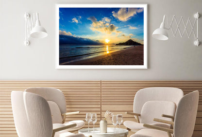 Beautiful Sunset Beach Scenery in Thailand Home Decor Premium Quality Poster Print Choose Your Sizes