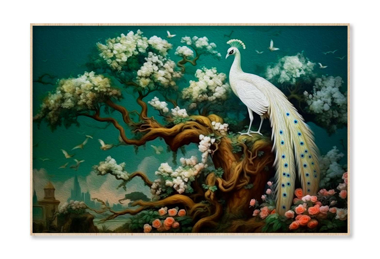 3d Art Render Illustration Peacock Wall Art Limited Edition High Quality Print