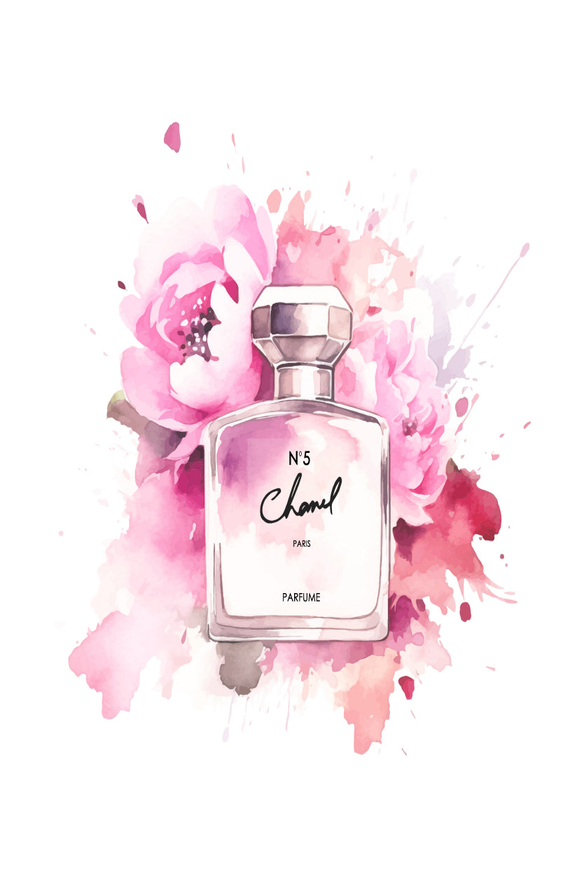 Pink Rose Perfume Print 100% Australian Made