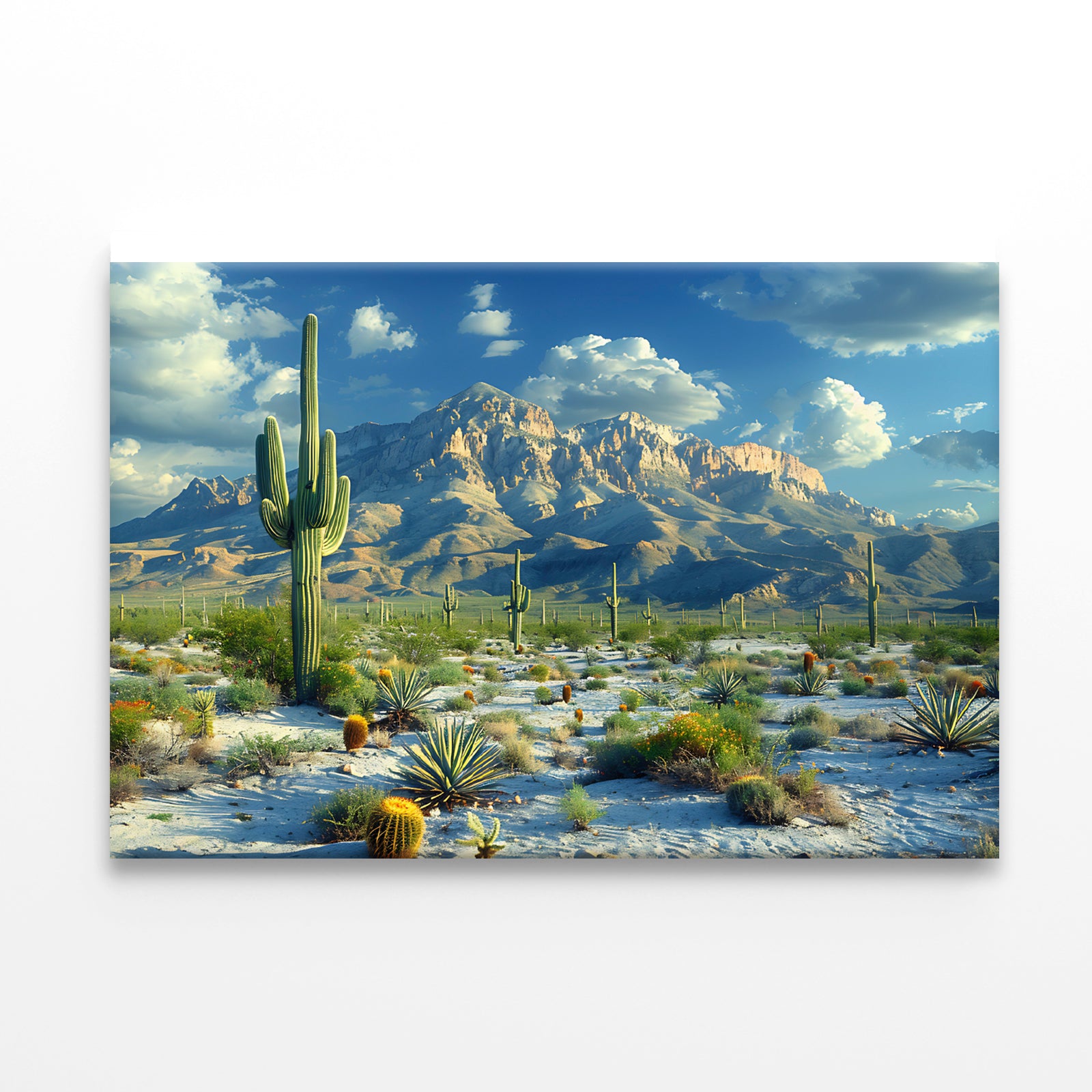 Cactus in the Desert Print 100% Australian Made - Bella Home Decor