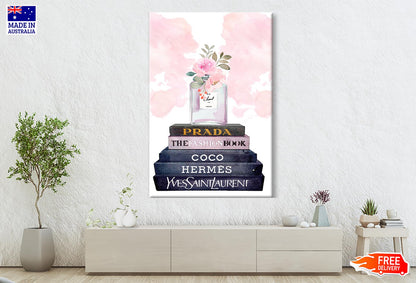 Pink Elegant Perfume Wall Art Limited Edition High Quality Print