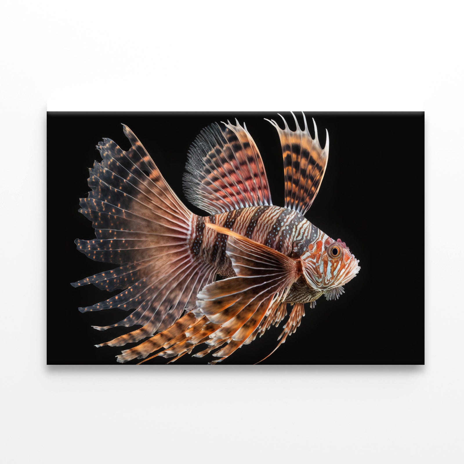 Close up Red Lionfish Print 100% Australian Made - Bella Home Decor