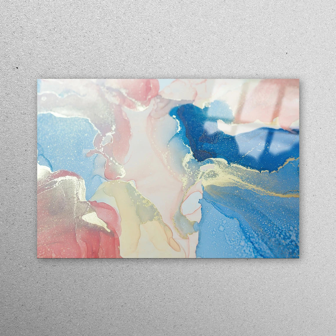 Colorful Marble Wall Art Acrylic Glass Print Tempered Glass Wall Art 100% Made in Australia Ready to Hang