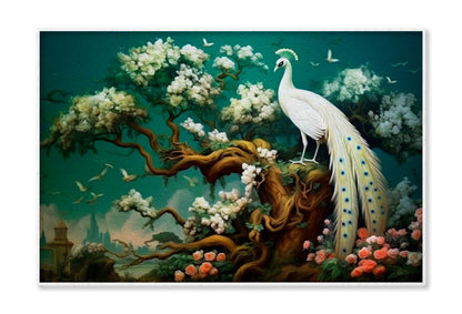 3d Art Render Illustration Peacock Wall Art Limited Edition High Quality Print