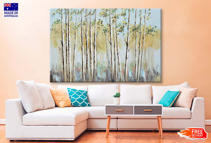 Woods, Green, spring, Painting Wall Art Limited Edition High Quality Print