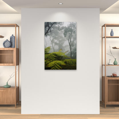 Dandenong Ranges Misty Fern Forest Australia 40x60cm Metal Print Ready to Hang