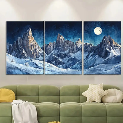 3pcs Dolomites Italian Alps Travel Wall Art Set Canvas Framed 40x60cm - High Quality Print 100% Australian Made Wall Canvas Ready to Hang - Bella Home Decor