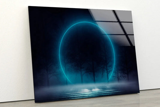 Abstract Circle Forest UV Direct Aluminum Print Australian Made Quality