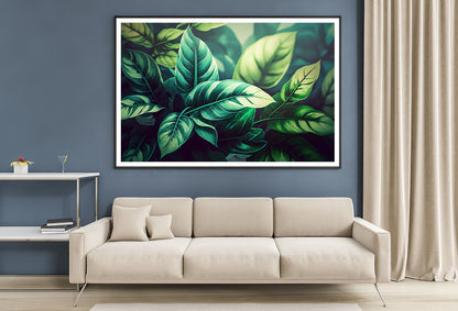 Pattern Featuring Leaves Home Decor Premium Quality Poster Print Choose Your Sizes - Bella Home Decor