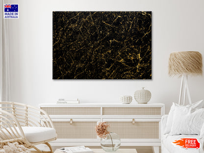 Premium Black and Gold Modern Art Print 100% Australian Made - Bella Home Decor