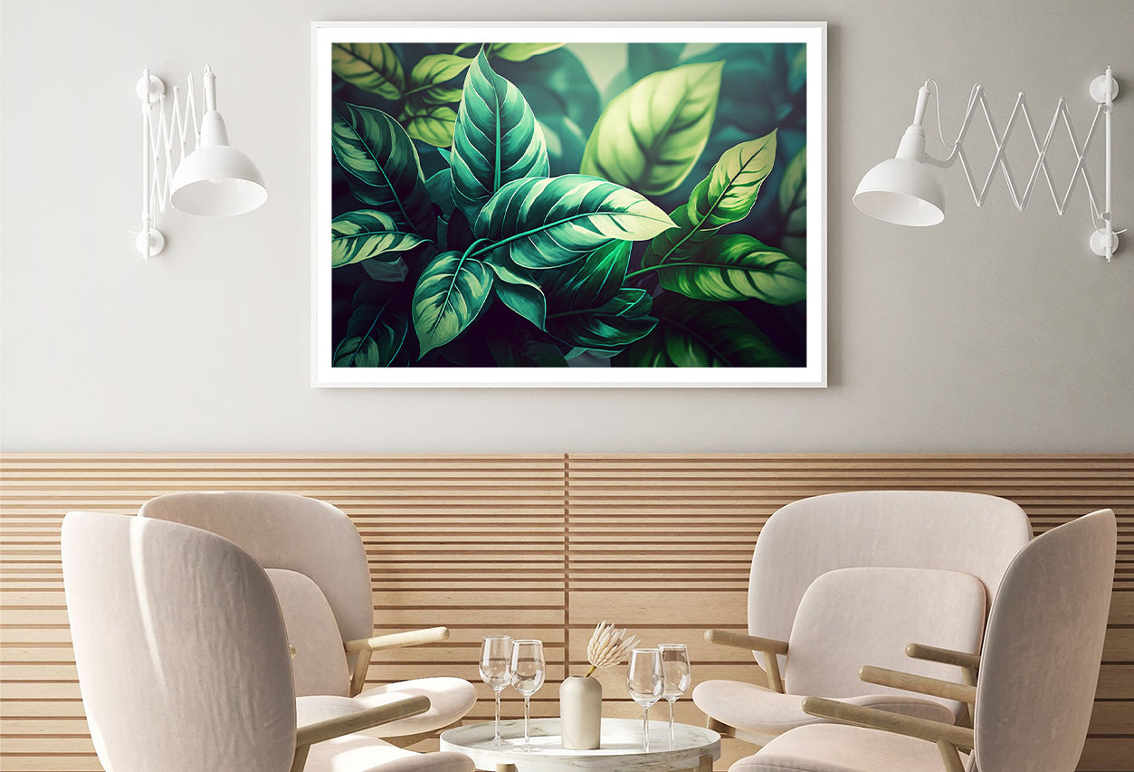 Pattern Featuring Leaves Home Decor Premium Quality Poster Print Choose Your Sizes - Bella Home Decor