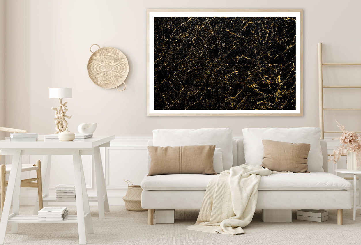 Premium Black and Gold Modern Art Home Decor Premium Quality Poster Print Choose Your Sizes - Bella Home Decor