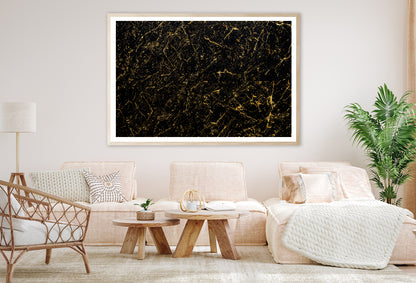 Premium Black and Gold Modern Art Home Decor Premium Quality Poster Print Choose Your Sizes - Bella Home Decor