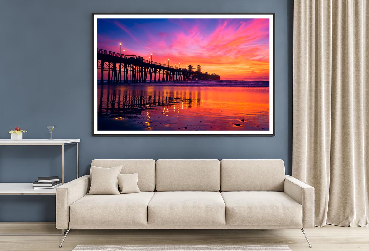 Sunset On the Ocean Home Decor Premium Quality Poster Print Choose Your Sizes