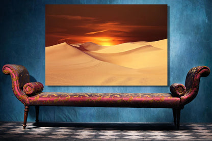 Namib Desert Sunset UV Direct Aluminum Print Australian Made Quality