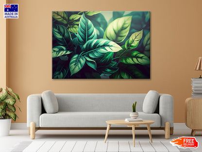 Pattern Featuring Leaves Print 100% Australian Made - Bella Home Decor
