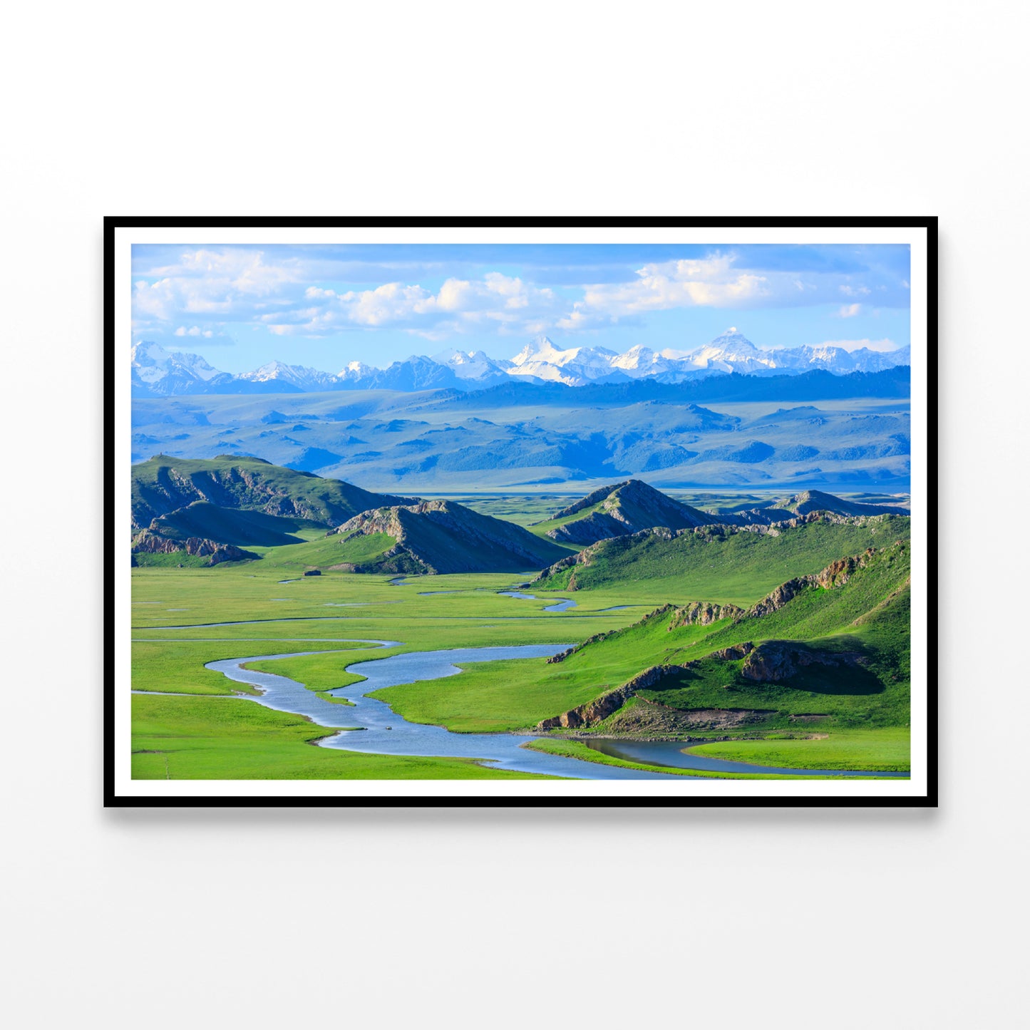 Beautiful Grassland and Mountain in China Home Decor Premium Quality Poster Print Choose Your Sizes