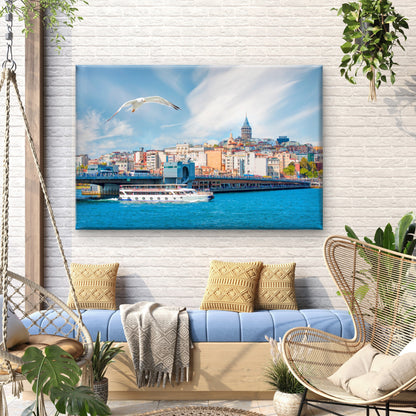 Galata Tower Istanbul Turkey City Wall Art Decor 100% Australian Made