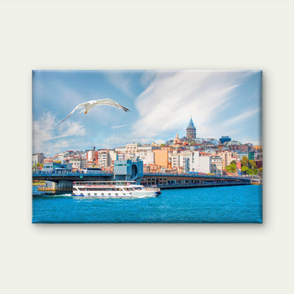 Galata Tower Istanbul Turkey City Wall Art Decor 100% Australian Made