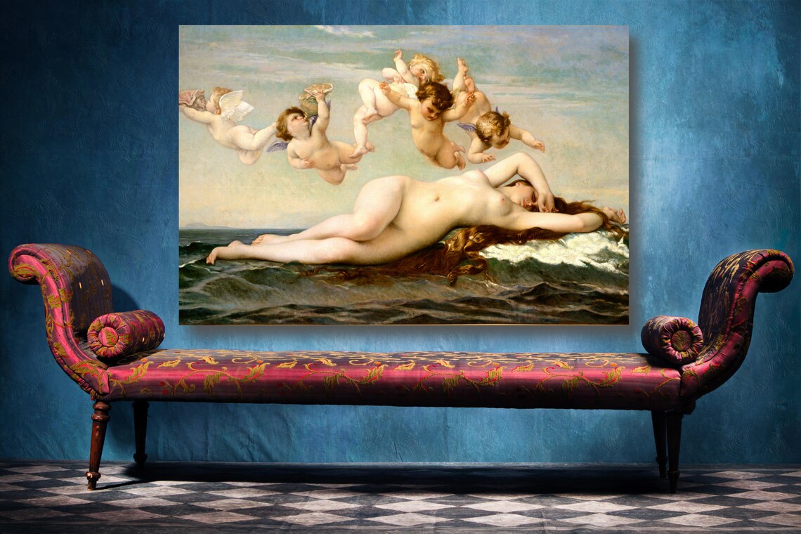 Alexandre Cabanel, The Birth Of Venus UV Direct Aluminum Print Australian Made Quality