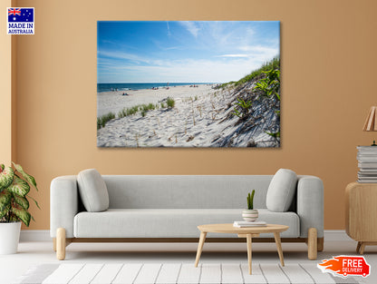 Shore of Atlantic Beach New York Print 100% Australian Made - Bella Home Decor