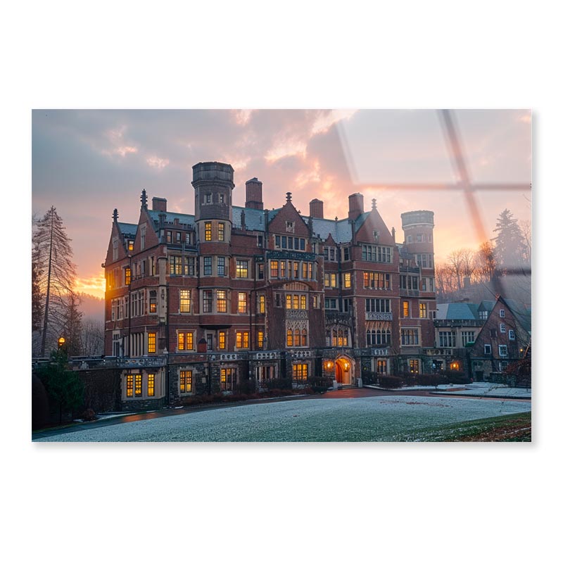 University College Campus Scenery  Acrylic Glass Print Tempered Glass Wall Art 100% Made in Australia Ready to Hang - Bella Home Decor