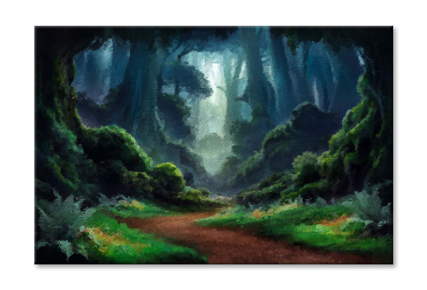 Deep Forest. Fantasy Backdrop Wall Art Limited Edition High Quality Print