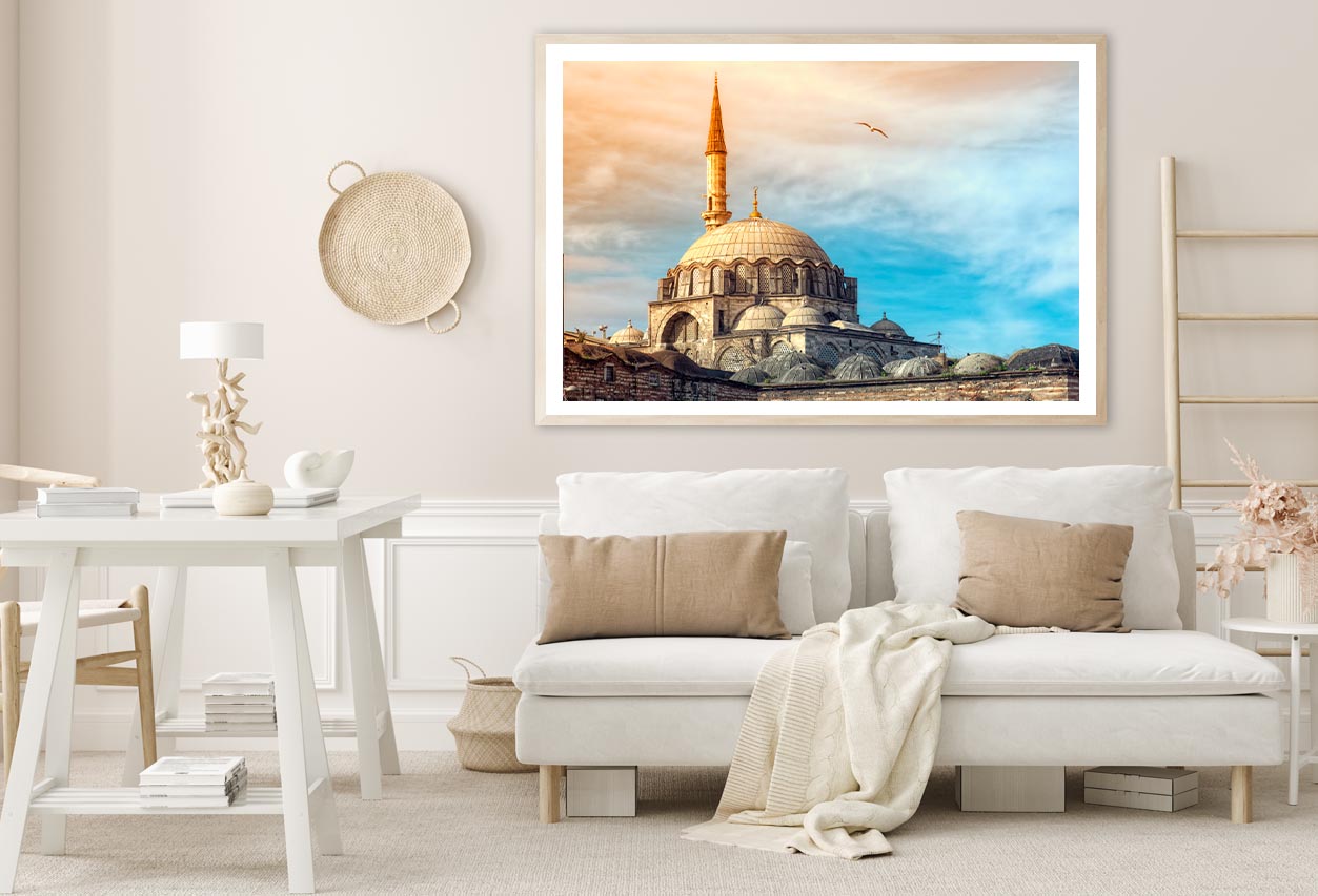 Mosque In Istanbul, Turkey Home Decor Premium Quality Poster Print Choose Your Sizes