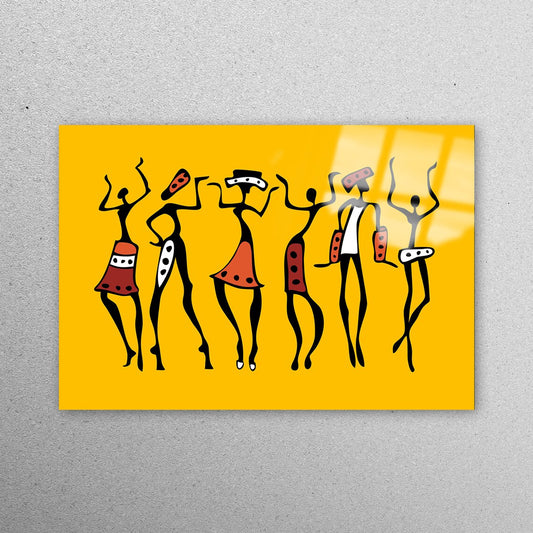 African People Woman Acrylic Glass Print Tempered Glass Wall Art 100% Made in Australia Ready to Hang