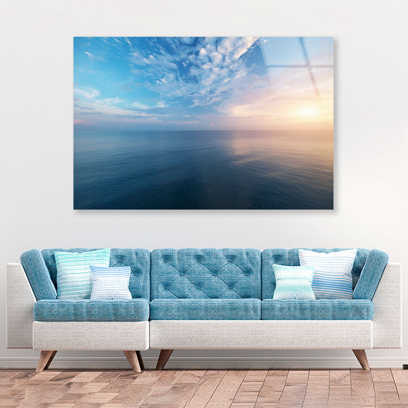 Sky on Sunset Acrylic Glass Print Tempered Glass Wall Art 100% Made in Australia Ready to Hang