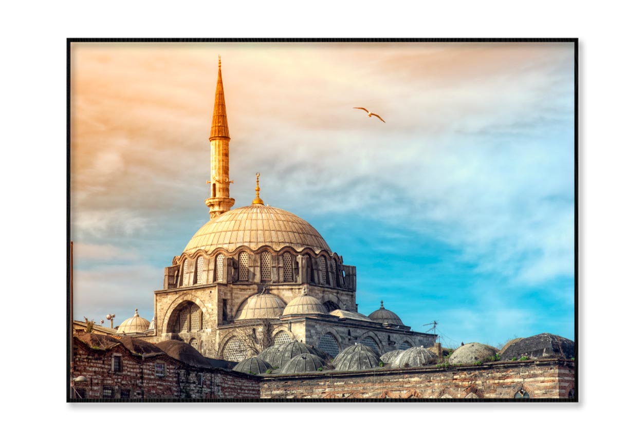 Mosque In Istanbul, Turkey Home Decor Premium Quality Poster Print Choose Your Sizes