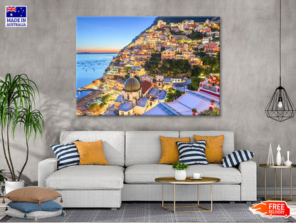 The Beautiful Coast of Amalfi Print 100% Australian Made - Bella Home Decor