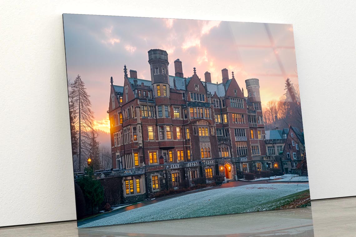 University College Campus Scenery  Acrylic Glass Print Tempered Glass Wall Art 100% Made in Australia Ready to Hang - Bella Home Decor