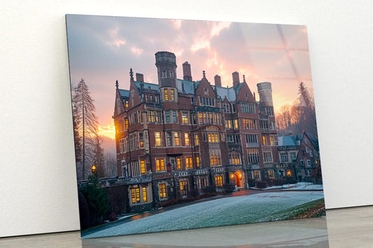 University College Campus Scenery  Acrylic Glass Print Tempered Glass Wall Art 100% Made in Australia Ready to Hang