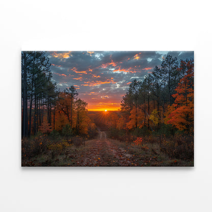 Sunrise in the Forest View Print 100% Australian Made - Bella Home Decor