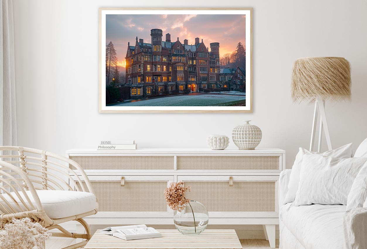 University College Campus Scenery Home Decor Premium Quality Poster Print Choose Your Sizes - Bella Home Decor