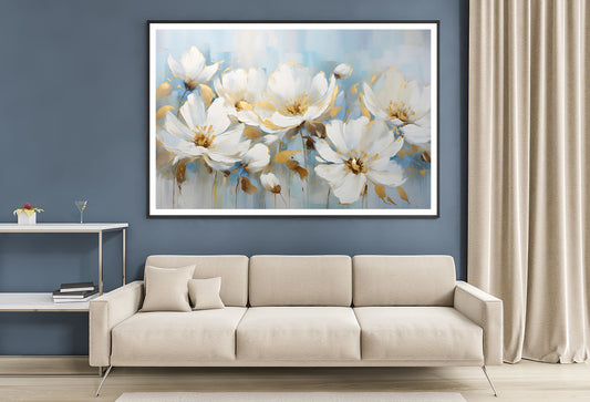 Flowers and Leaves Abstract Oil Painting Art Home Decor Premium Quality Poster Print Choose Your Sizes