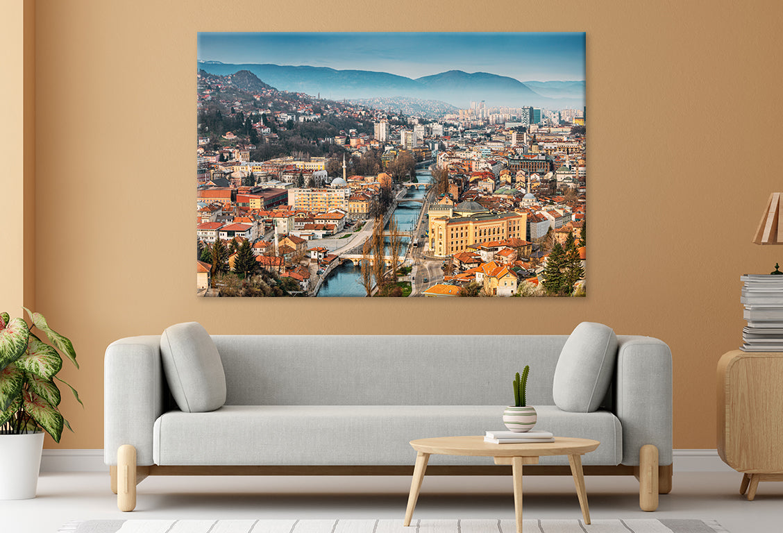 Evening Falls City Glow Miljacka Wall Art Decor 100% Australian Made - Bella Home Decor