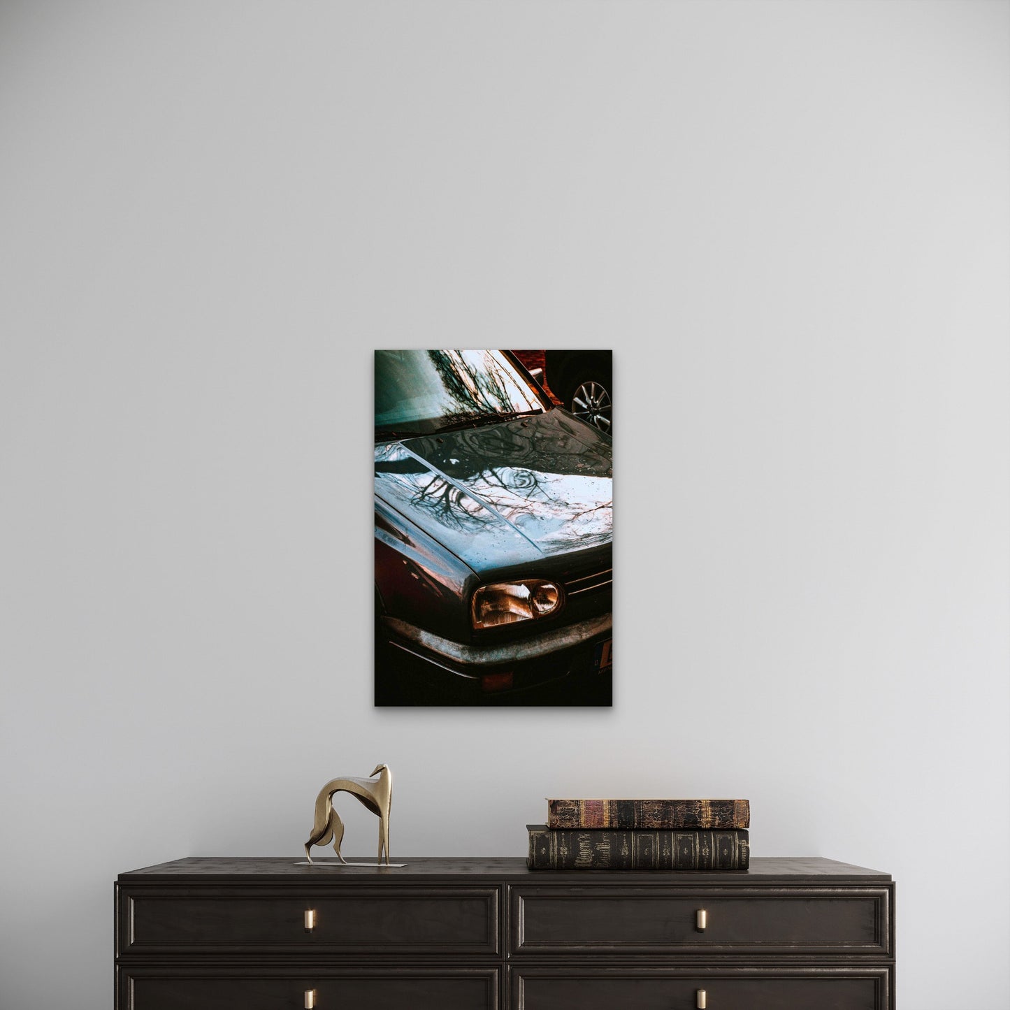 Volkswagen Golf Mk3 60x90cm Metal Print Ready to Hang