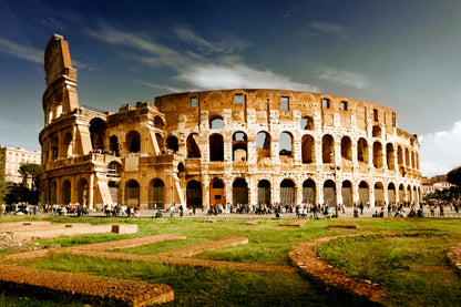 Colosseum In Rome, Italy Wall Art Decor 100% Australian Made